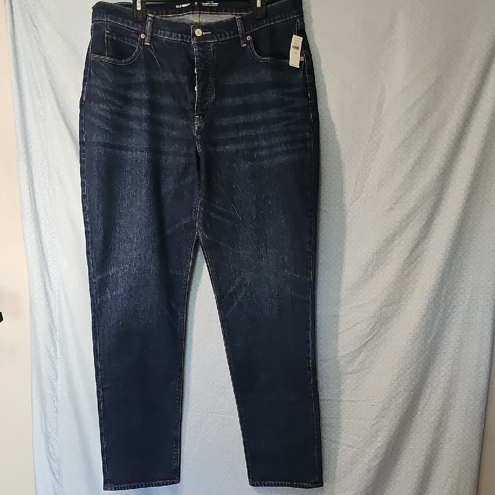 Old Navy Women's High Rise Slouchy Straight Jeans